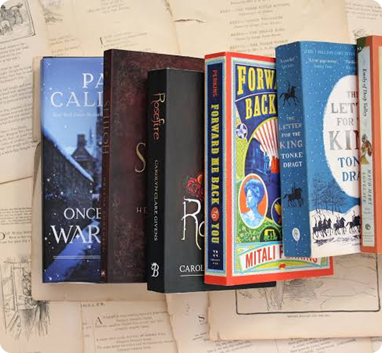 Curated Book Spine Collection